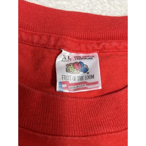 Vintage 80s Santa Suit Single Stitch T-Shirt Christmas Mens Size XL Made In USA - Picture 7 of 11